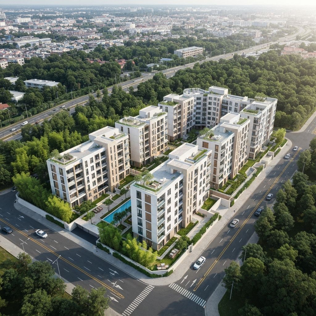 Condominio Bambú - Vista aérea del proyecto